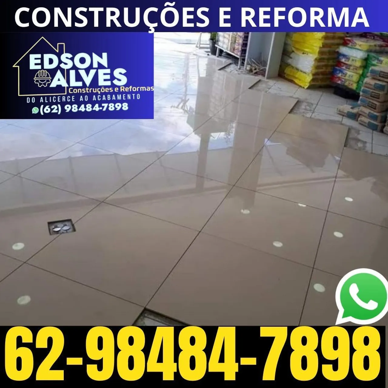 Instalação de porcelanato e pisos