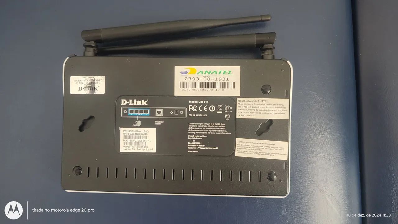 Roteador DLink