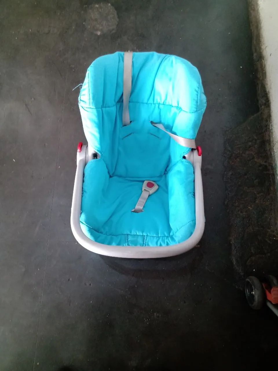 Cadeirinha portátil para bebê azul