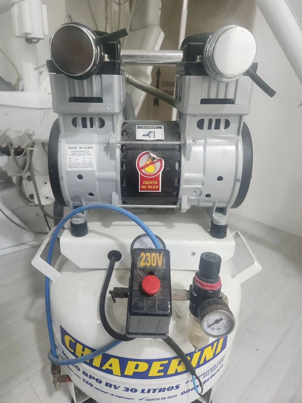 Cadeira odontológica e compressor - Foto 5