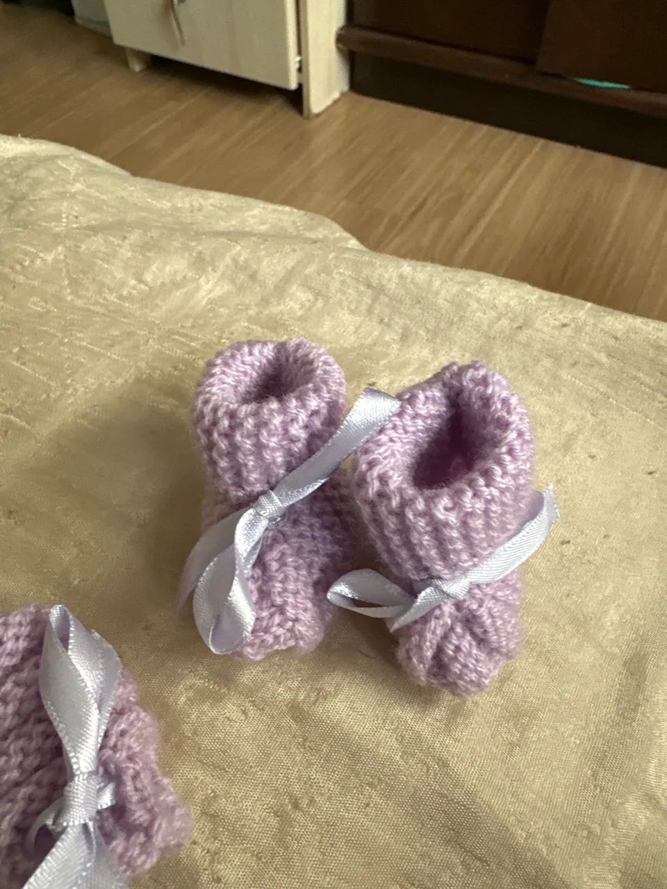 Conjunto bebê pré matura ou boneca lilás  - Foto 4