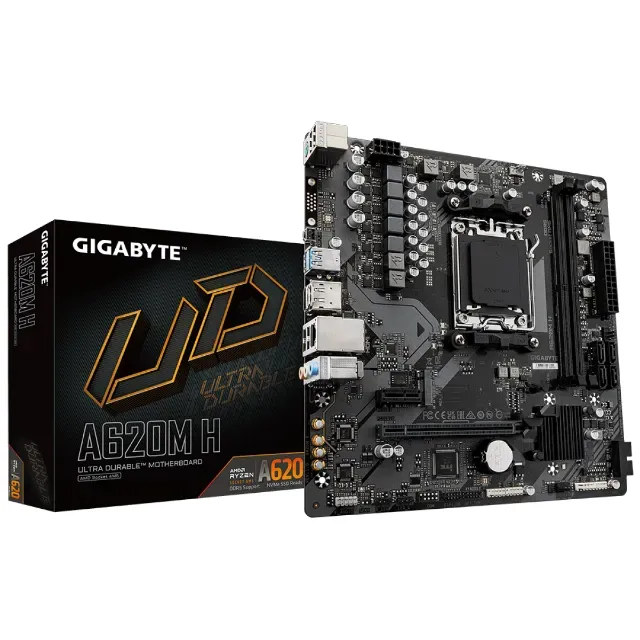 Placa Mãe Gigabyte A620M H AM5 MATX DDR5 [nova]
