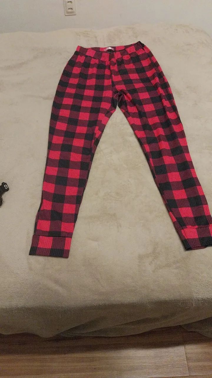 Calça legging xadrez  - Foto 3