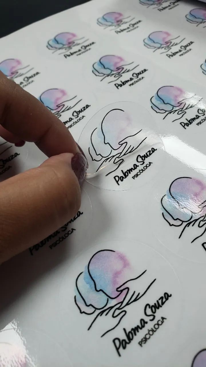 Adesivos para embalagens transparente personalizado  - Foto 2
