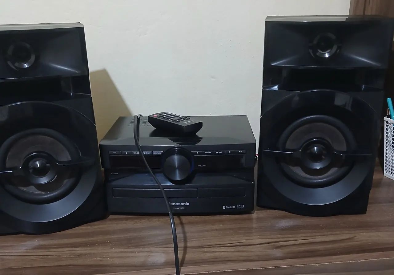 ? Mini System Panasonic AKX100 - Bluetooth, USB e Som Potente 2Caixas - Foto 2