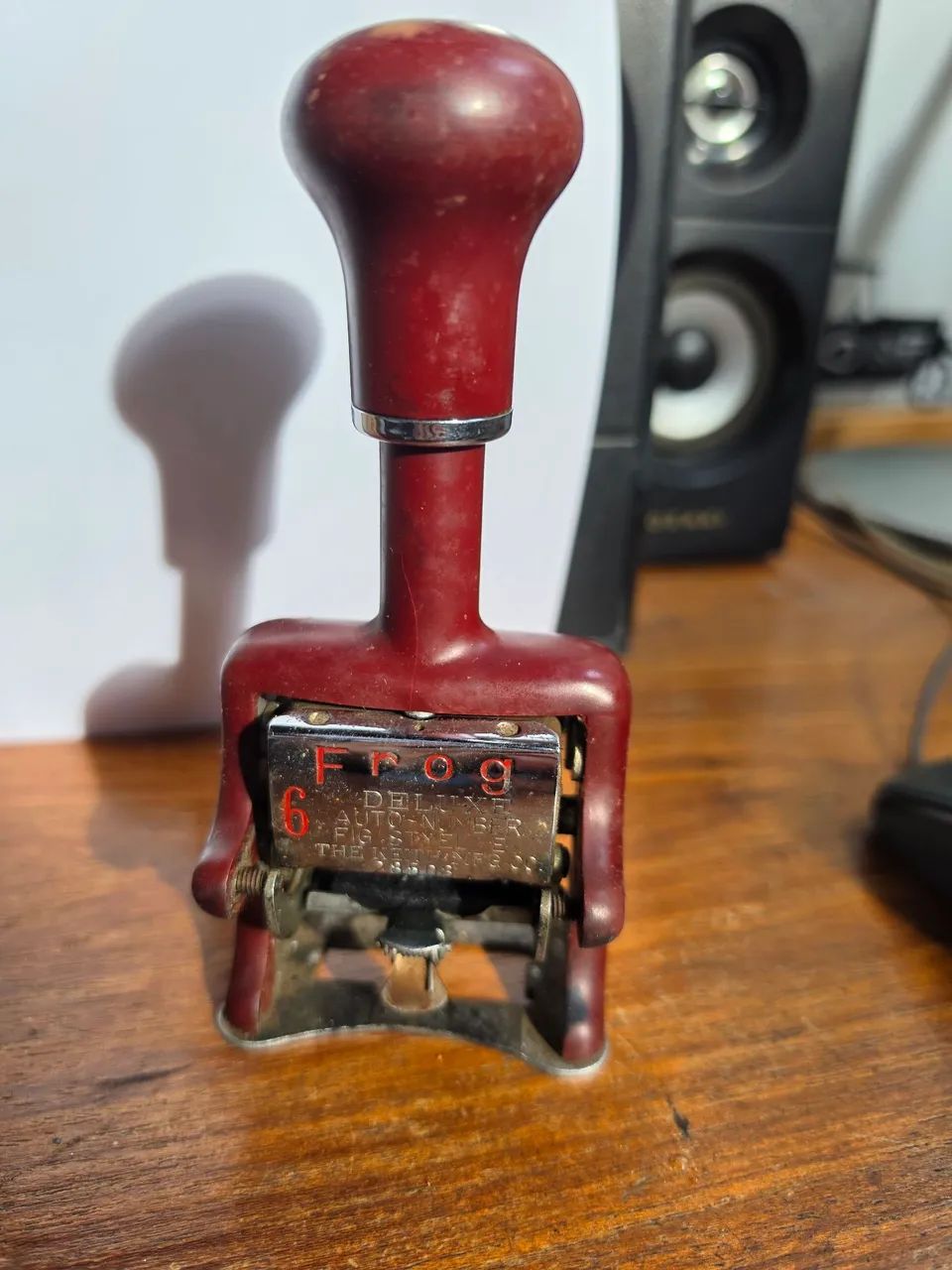 Máquina de Numeração Vintage - modelo B6 Frog - Foto 3