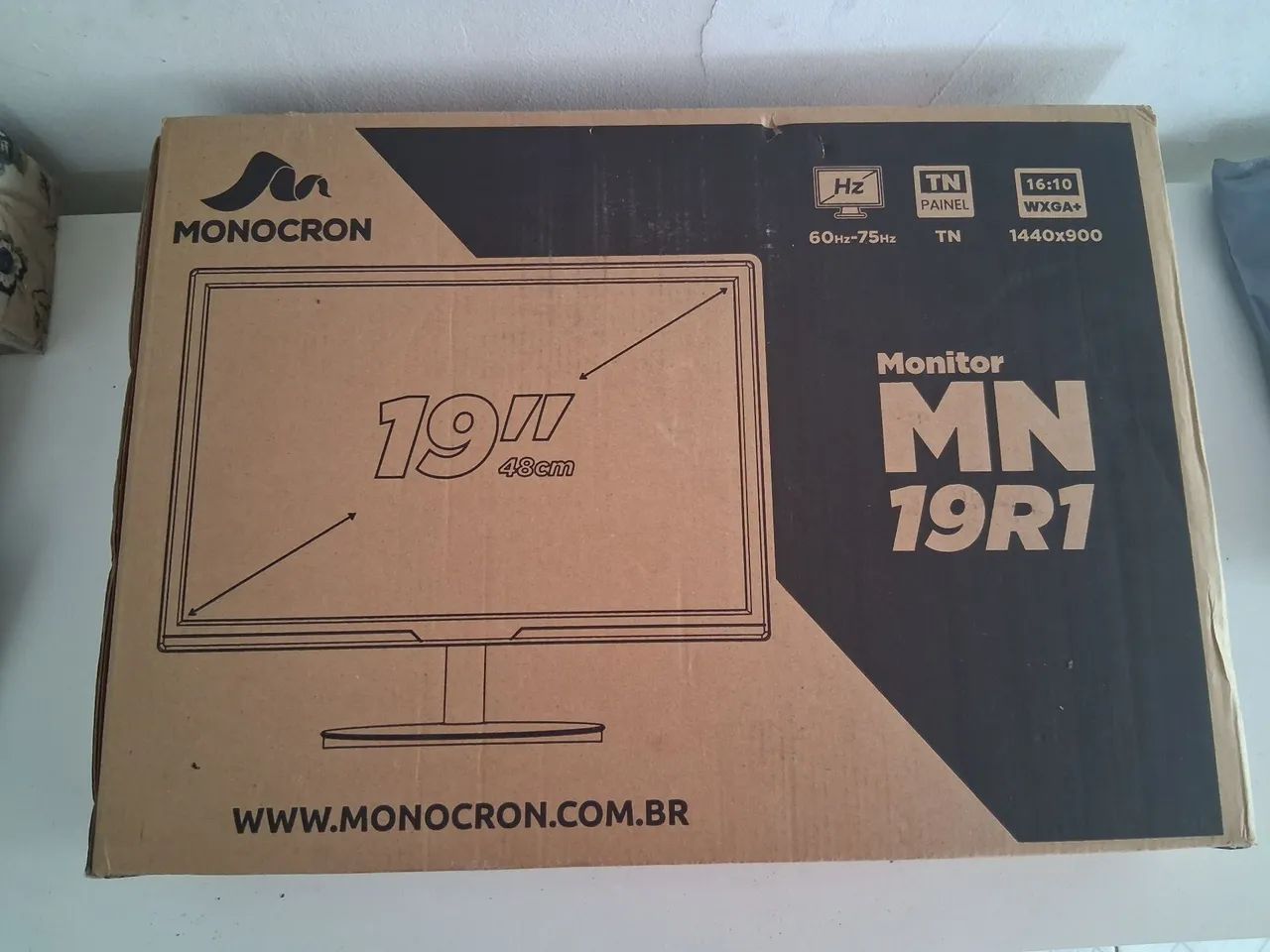 Monitor 19,5, 75hz (novo)