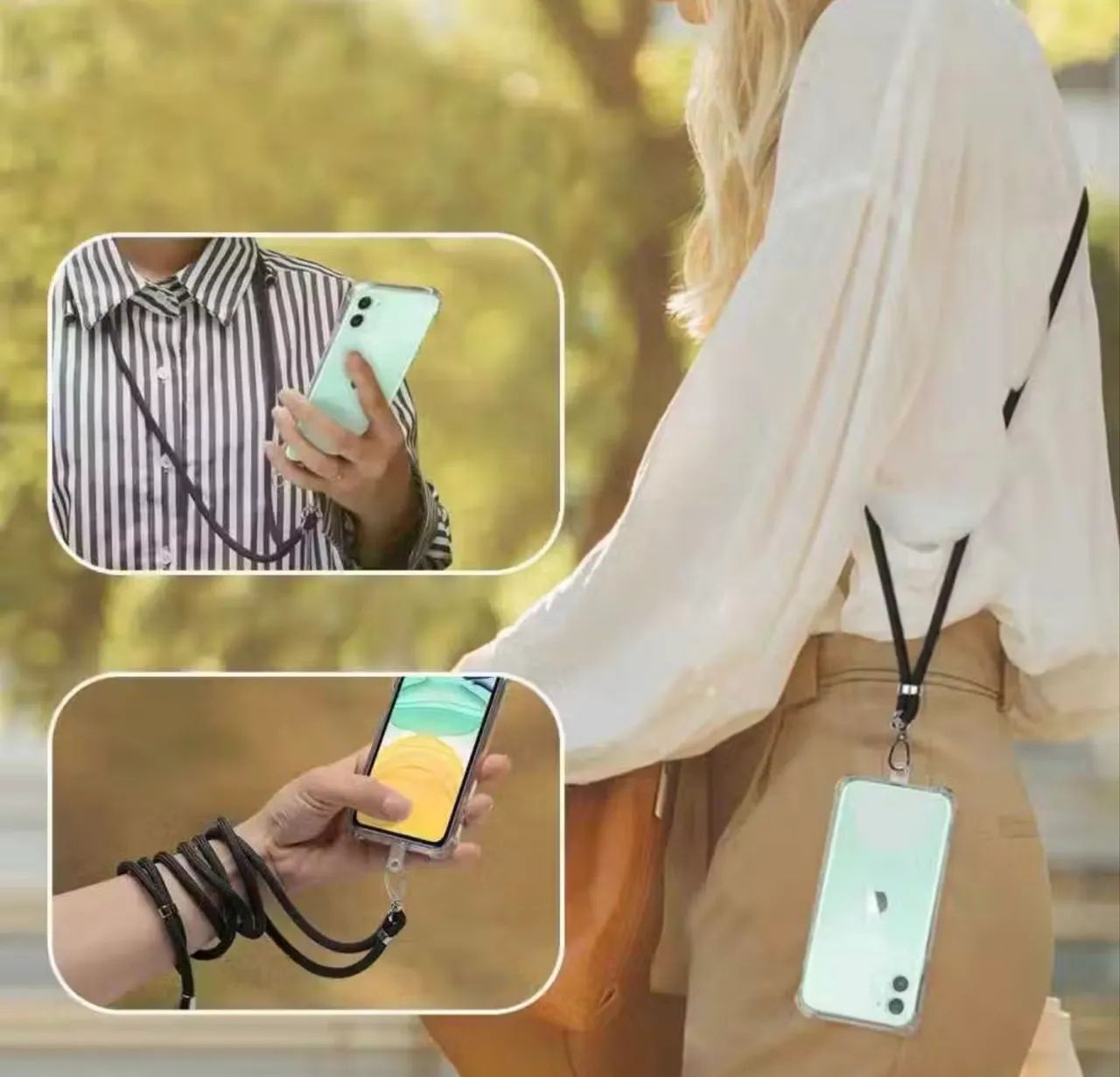Cordão Para Smartphone Universal Alça De Pescoço E Pulso - Foto 5