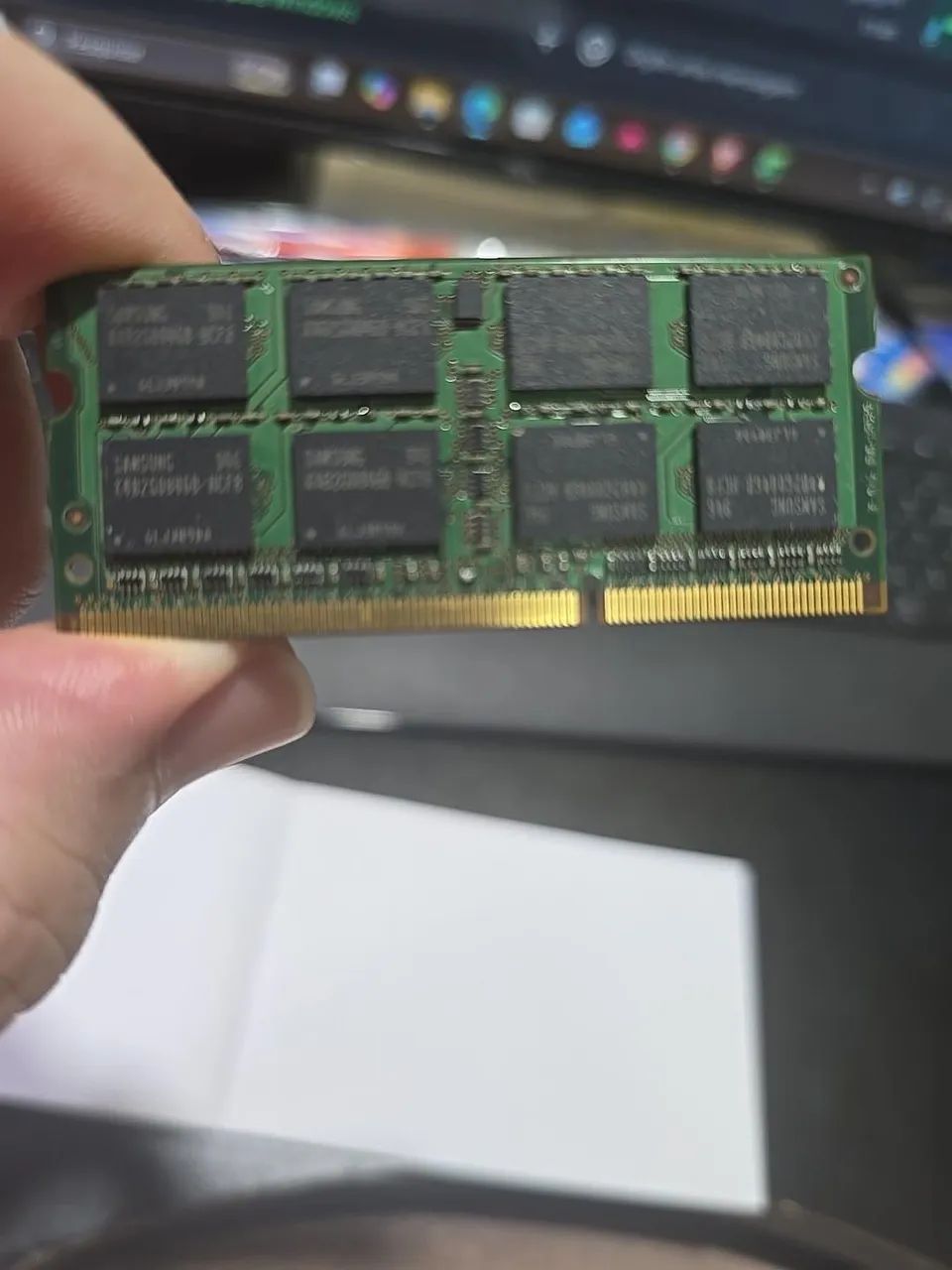 Memória RAM Samsung 4GB DDR3 1066MHz PC3-8500S Notebook - Foto 2
