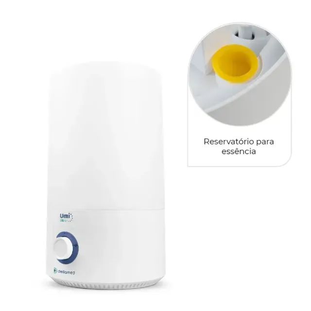 Combo 2 Umidificador Ultrassônico 4,3 Litros Umi Ultra Dellamed Branco Bivolt - Foto 2