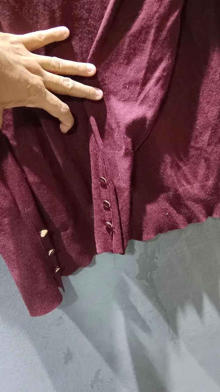 Suéter feminino com gola tamanho GG  - Foto 4