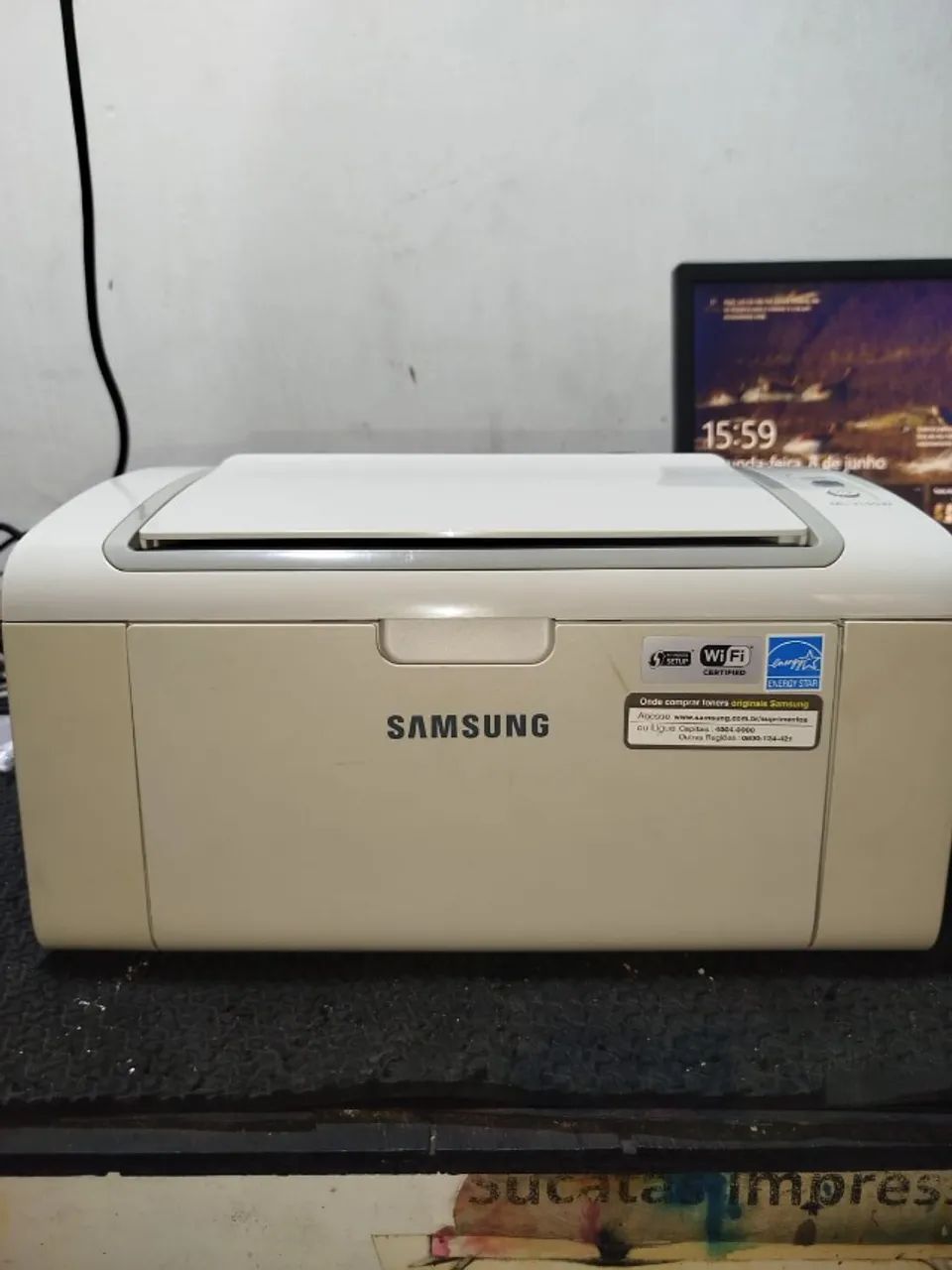 Impressora Samsung ML2165 com WIFI - Foto 2