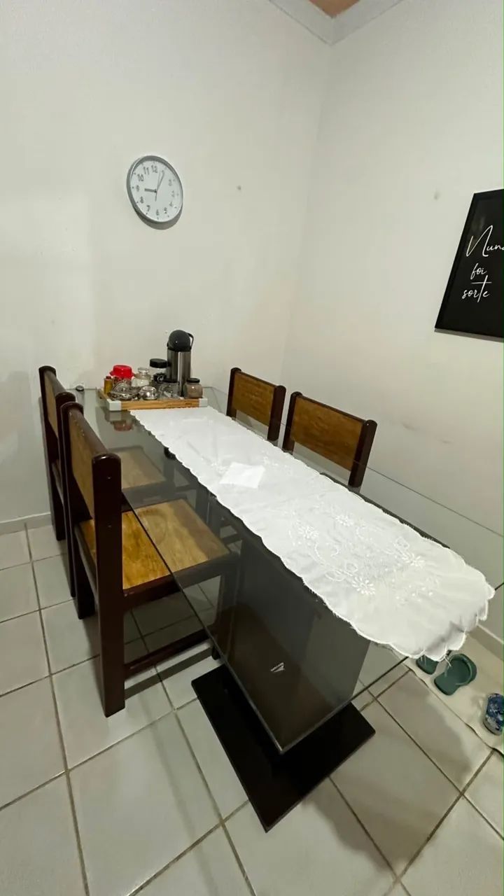 Mesa com cadeiras de maçaranduba - Foto 4