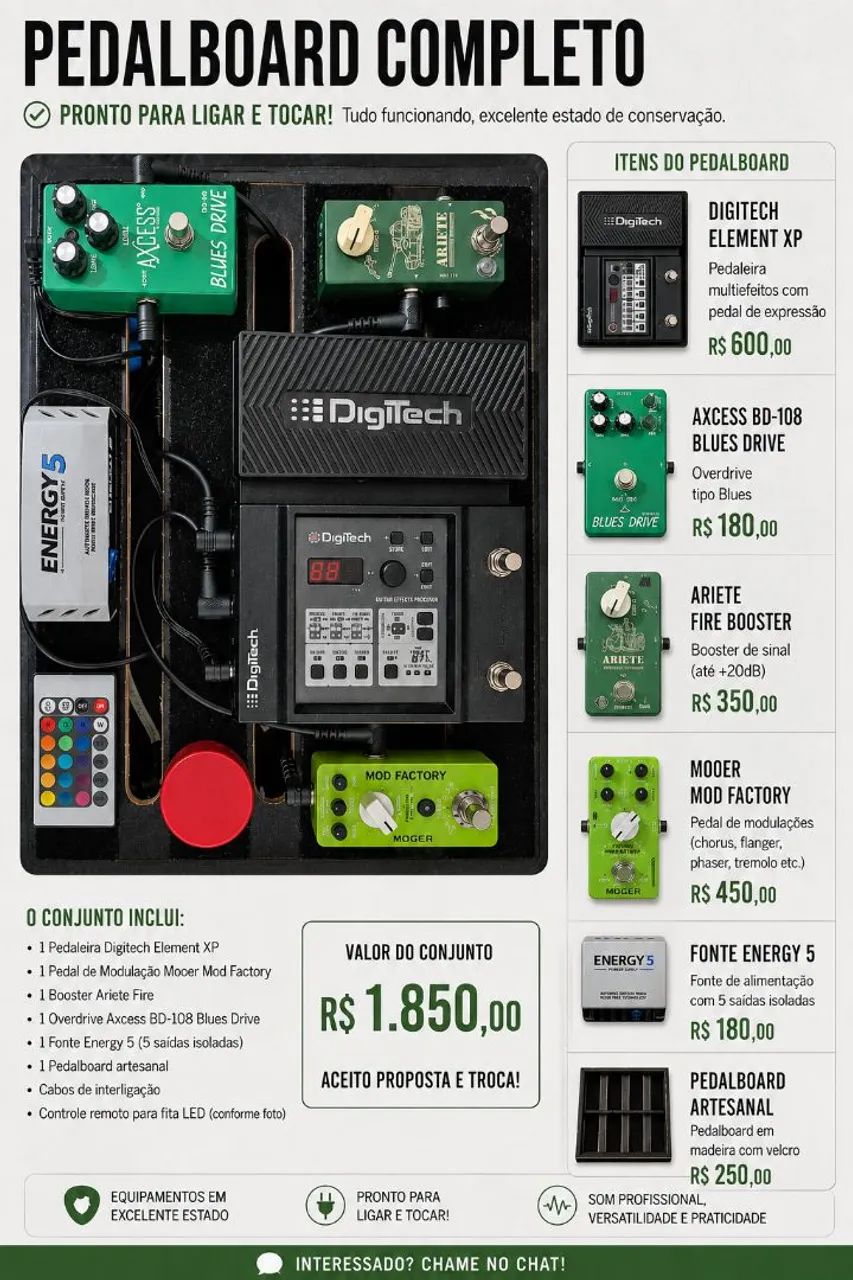 Pedalboard completo - Foto 2