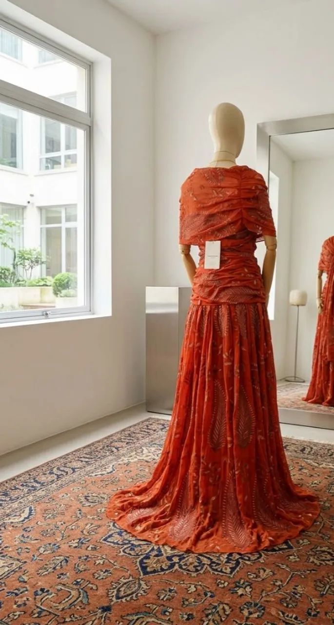 Vestido Novo Cris Barros tamanho 40 - Foto 2