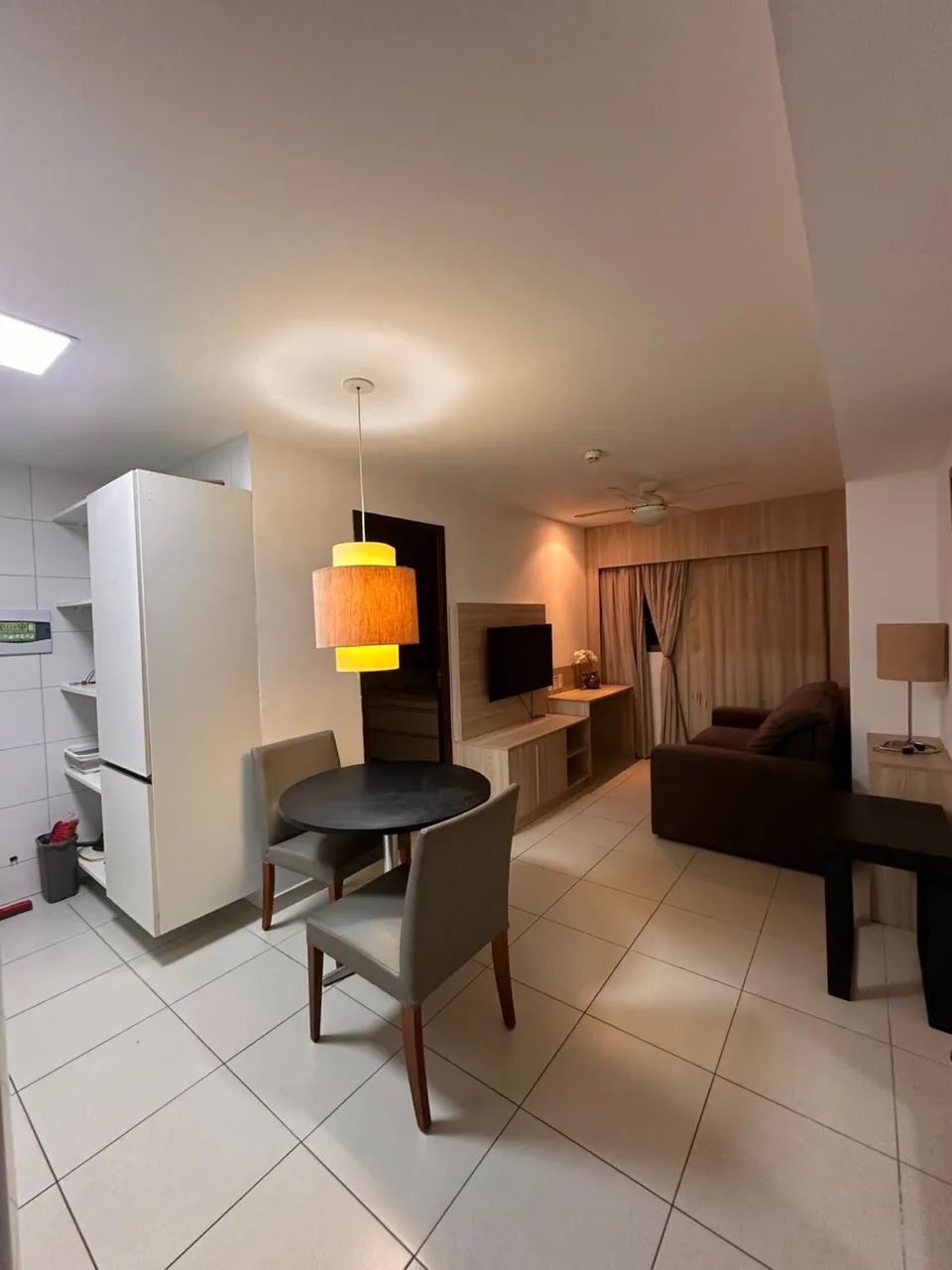 Excelente apartamento de 01 quarto em boa viagem mobiliado e decorado 