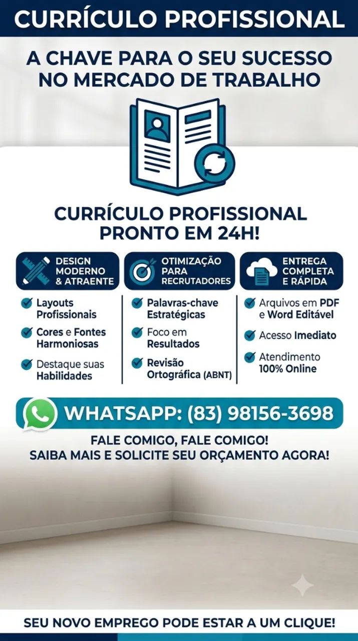 Criação e Reformulação de Currículos 