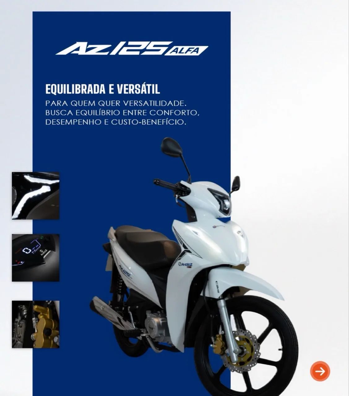 Az 125cc injeção eletrônica  - Foto 5