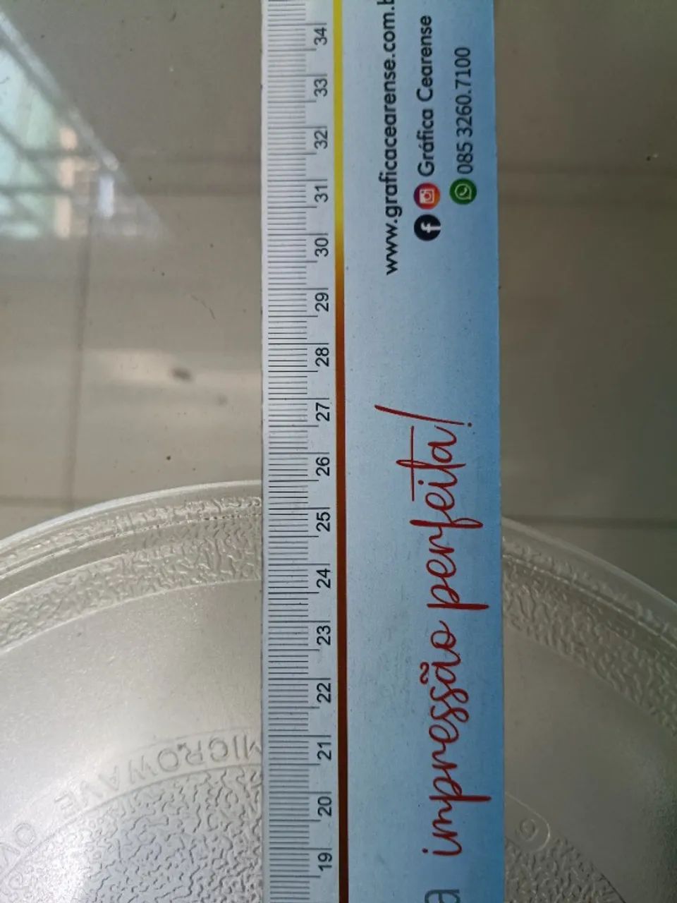 Prato pequeno de microondas - Foto 3