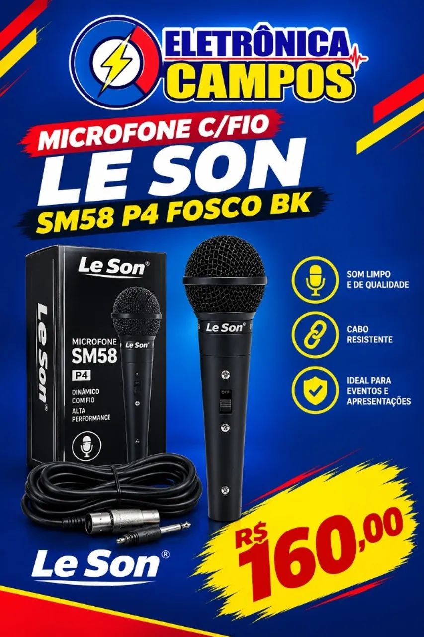 MICROFONE LE SOM
