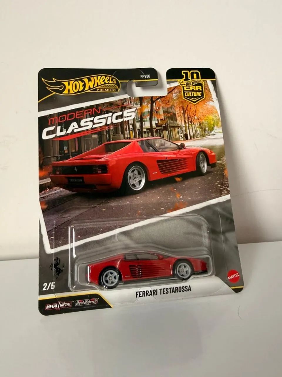 Hot Wheels Ferrari Testarossa Premium - Modern Classics - Car