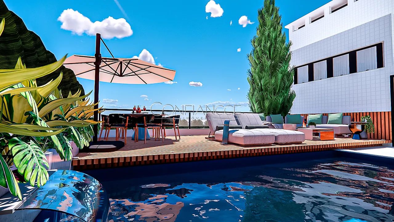 Cobertura com Piscina à venda em Curitiba Quadriplex 4 quartos com suítes no Edifício Rio  - Foto 3