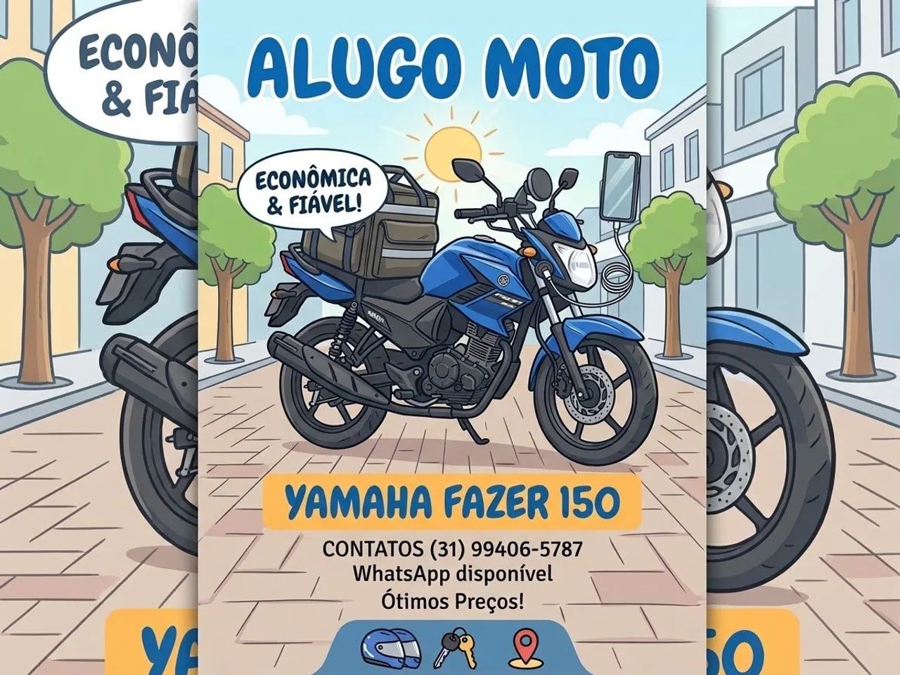 Alugo Yamaha Fazer 150 2020