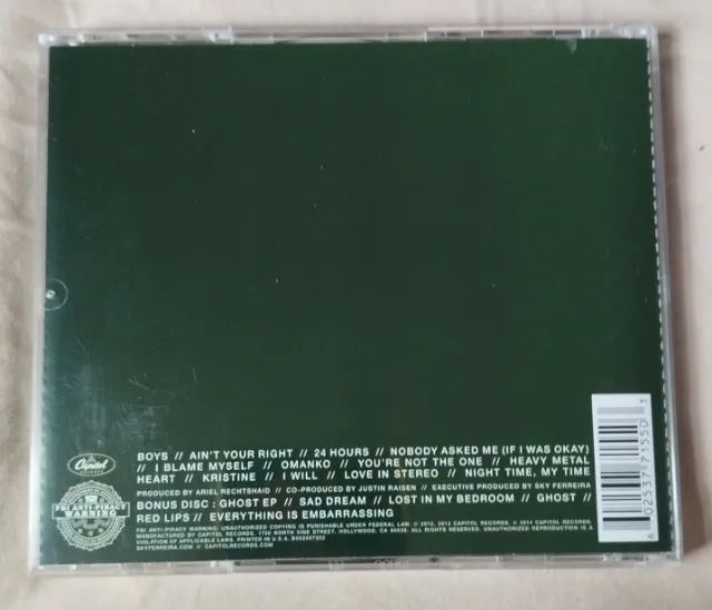 Sky Ferreira - Night Time, My Time + Ghost (EP) - CD Duplo / Importado - Foto 2