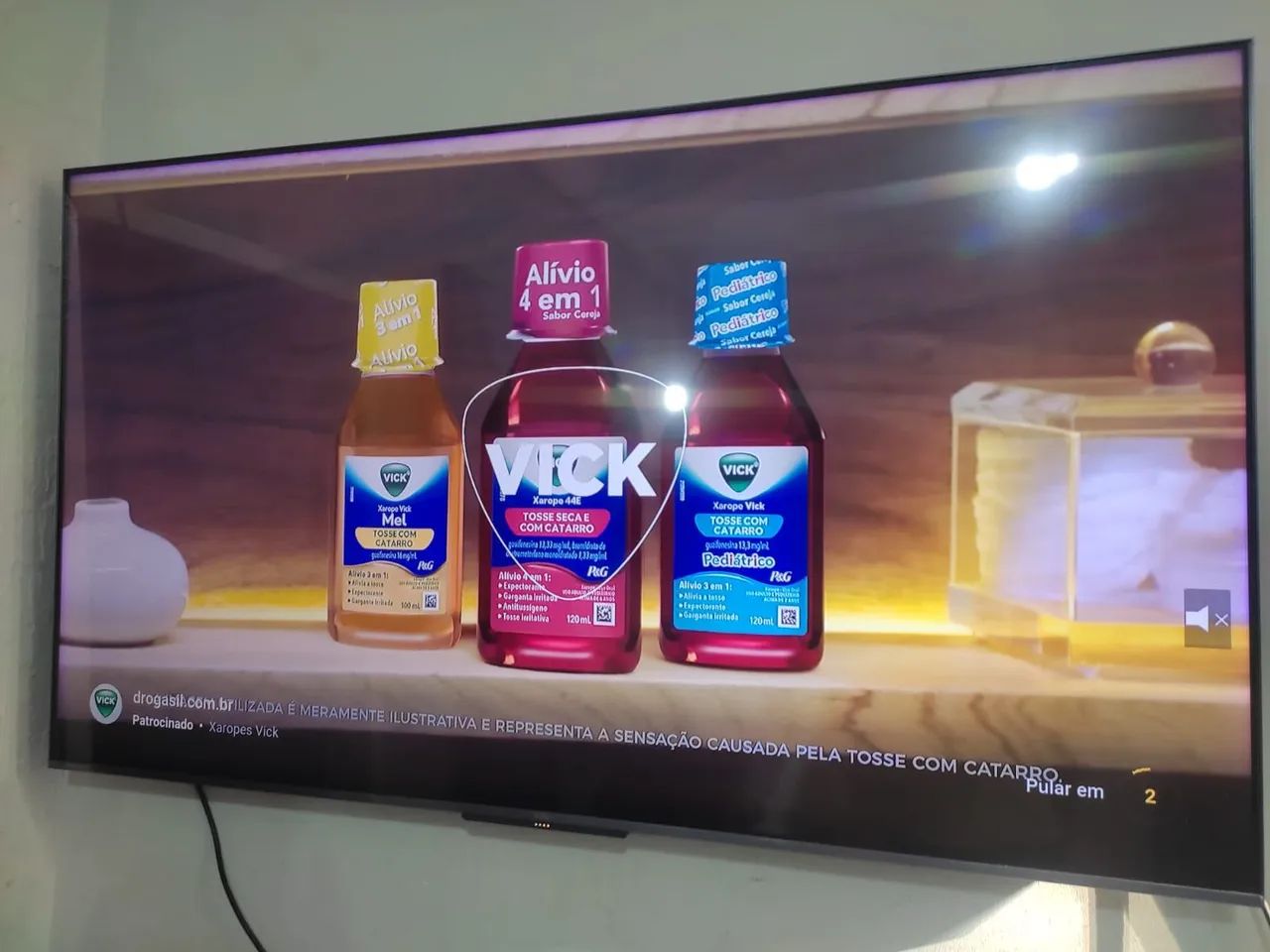Smart TV TC ele Android 65 Polegadas 4K borda infinita comando de voz com nota fiscal - Foto 4