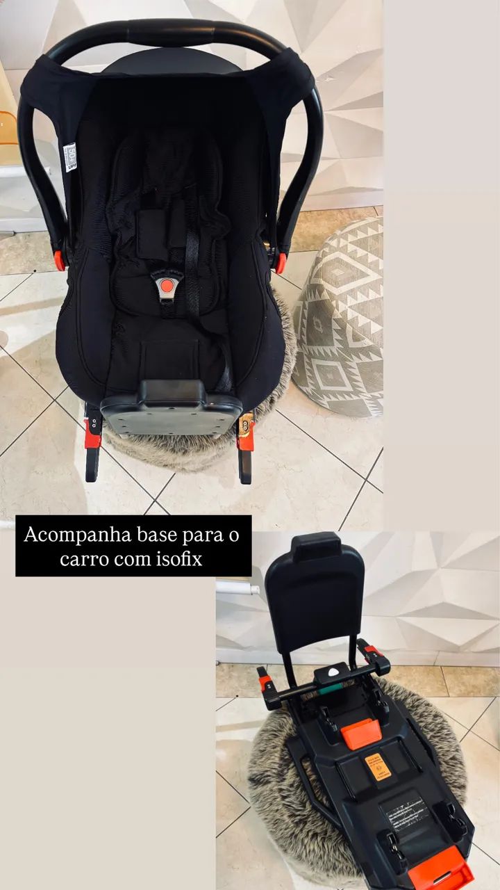 Trio ABC DESIGN COMO4 Diamond rose com isofix  - Foto 4