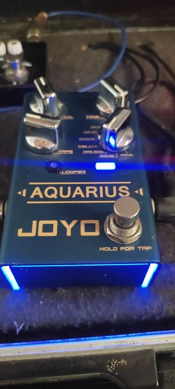 Pedal para guitarra Joyo Aquarius (Looper/multi-model delay) - Foto 2