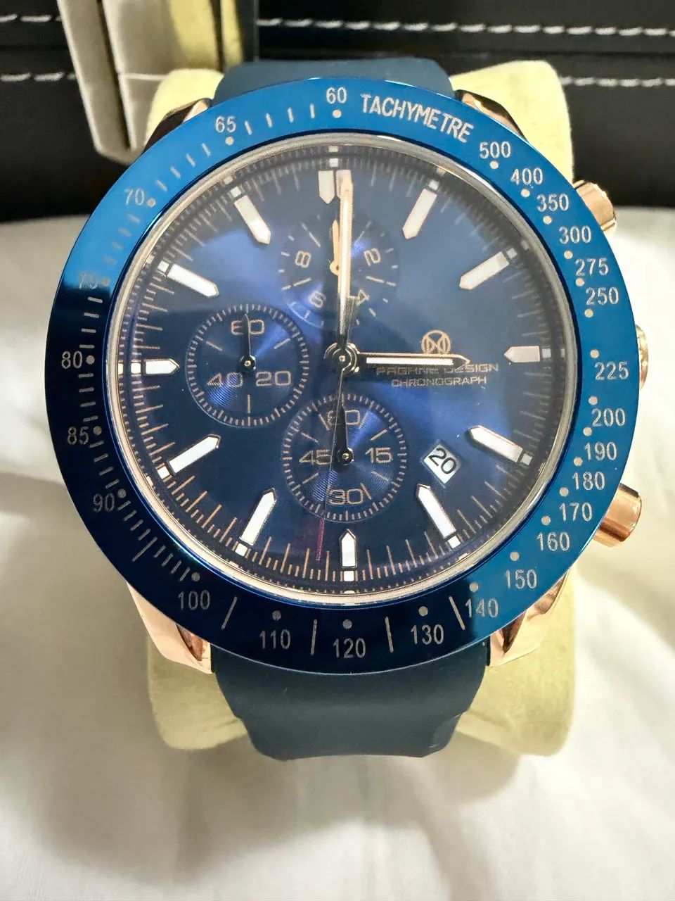 Relógio Pagani novo quartz na caixa  - Foto 4