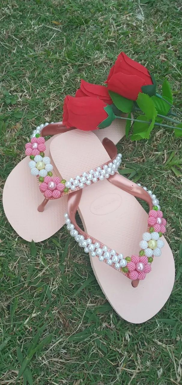 Chinelos customizados Havaianas - Foto 2