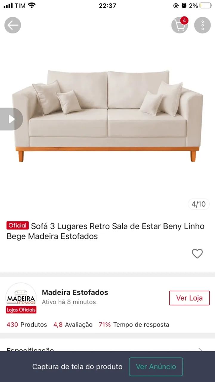 Sofá novo - Foto 2