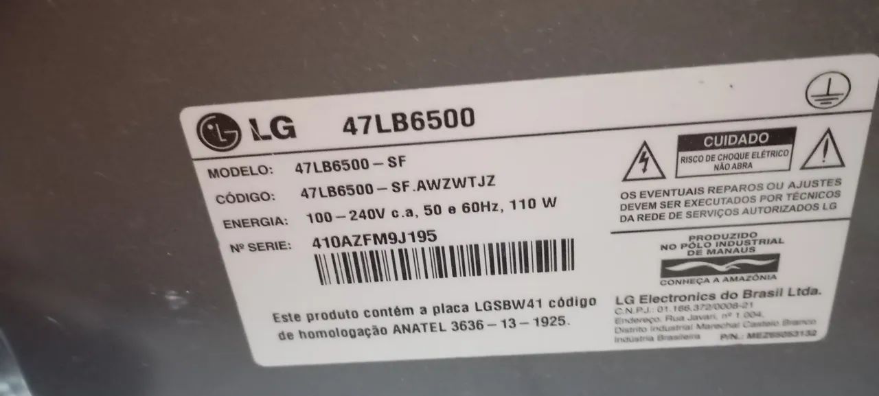 Tv lg 47 polegadas  - Foto 3