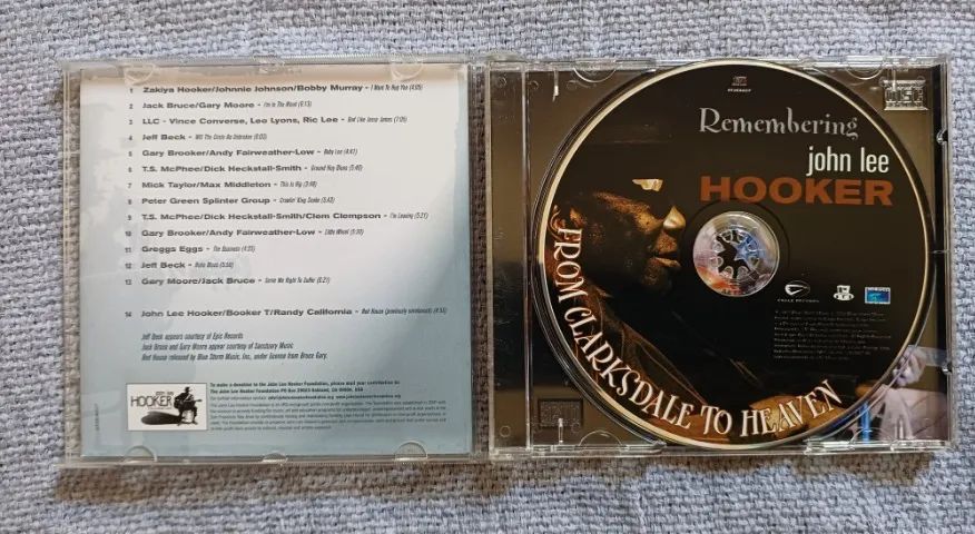 Cd Remembering John Lee Hooker - From Clarksdale To Heaven - Ótimo Estado - Foto 2
