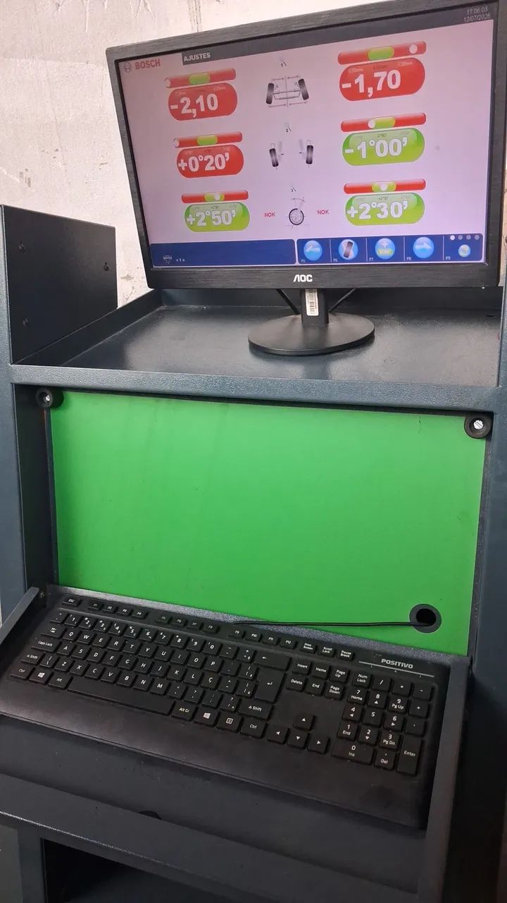 MÁQUINA DE ALINHAMENTO COMPUTADORIZADO COMPLETA - Foto 3