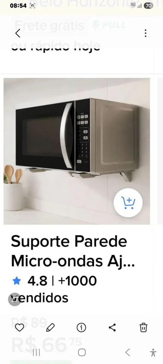 Suporte Micro-ondas  - Foto 3