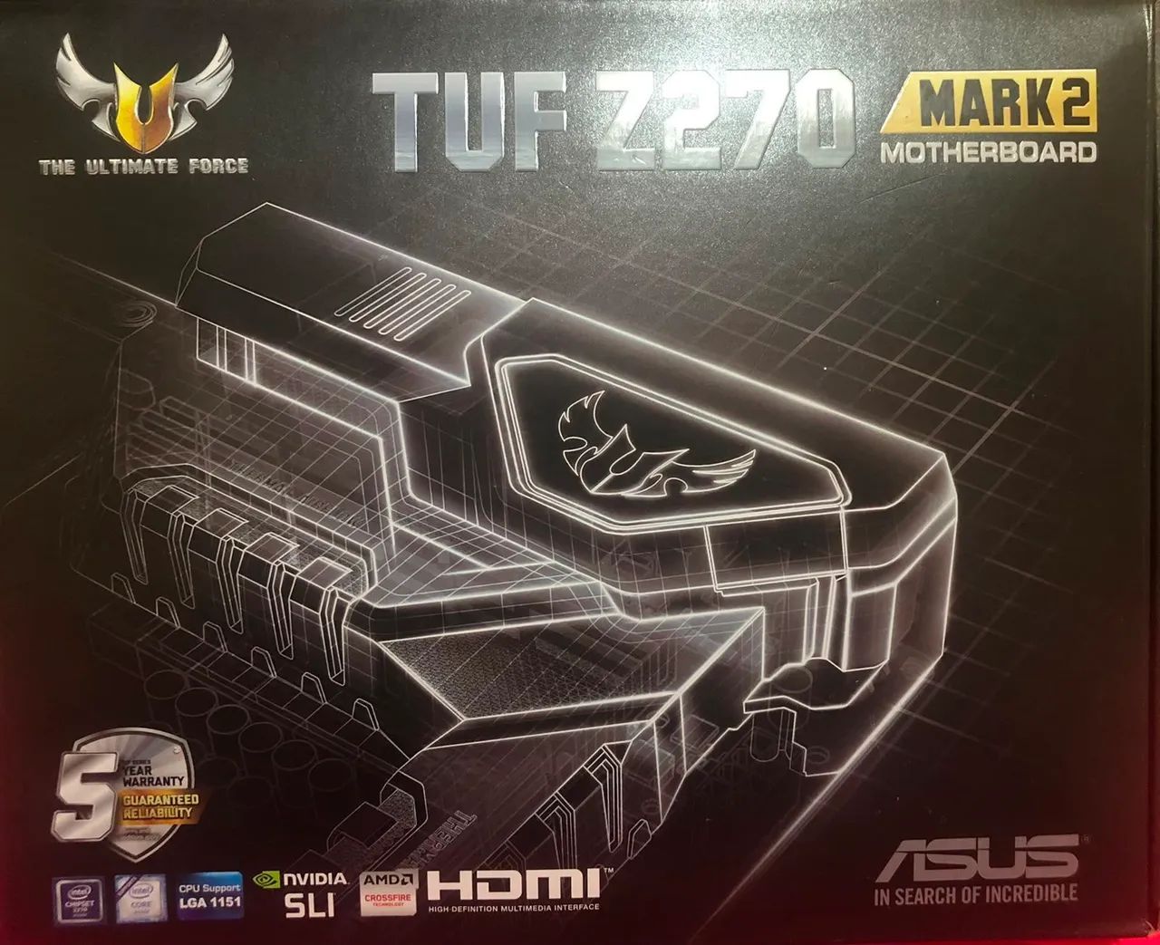 Placa Mãe Asus Tuf Z270 Mark2 (Com Defeito)