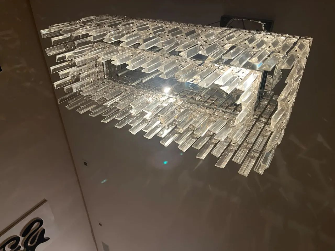 Lustre para mesa jantar em cristal - Foto 3
