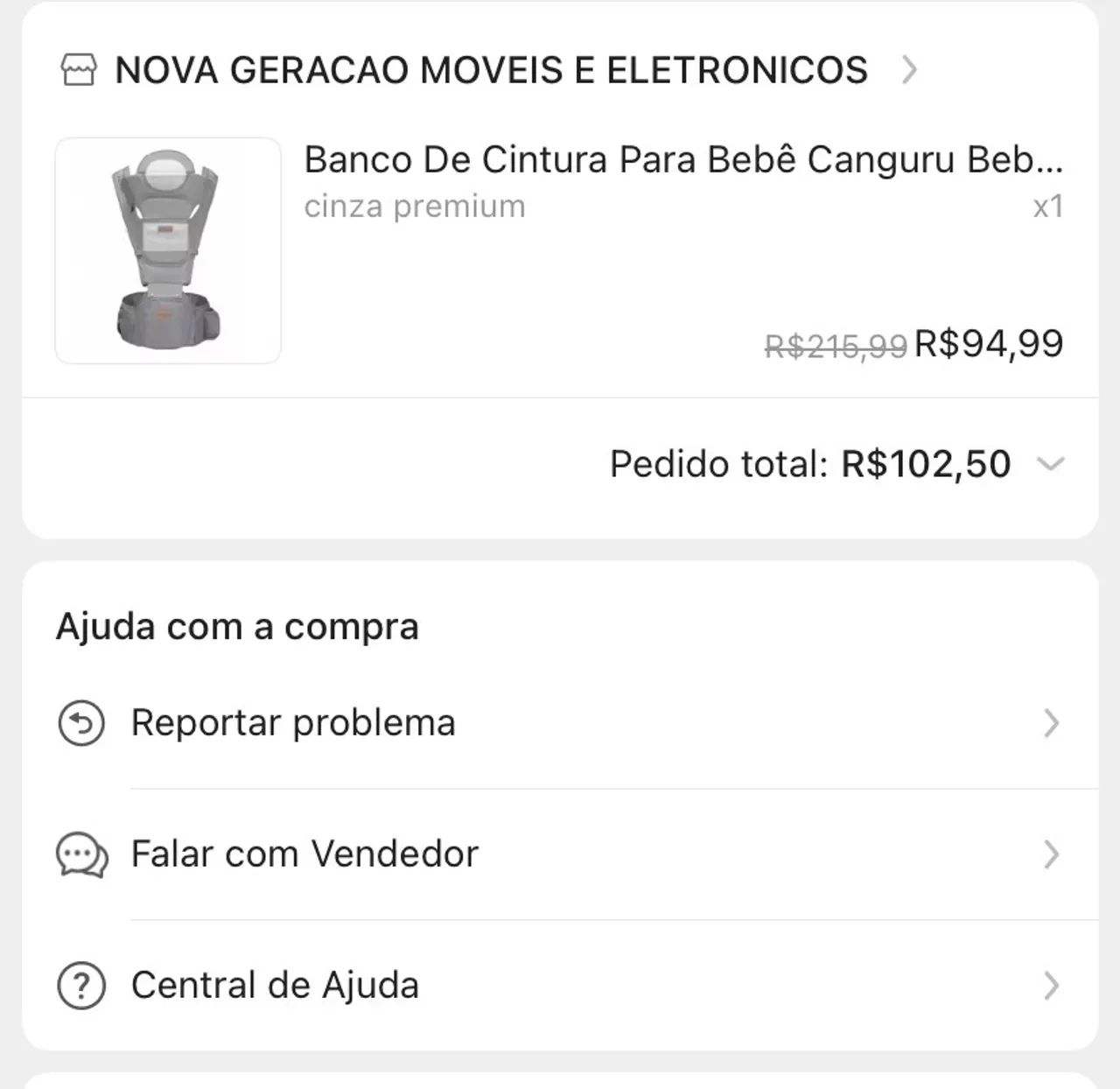 Canguru (suporte) Bebê - Foto 2