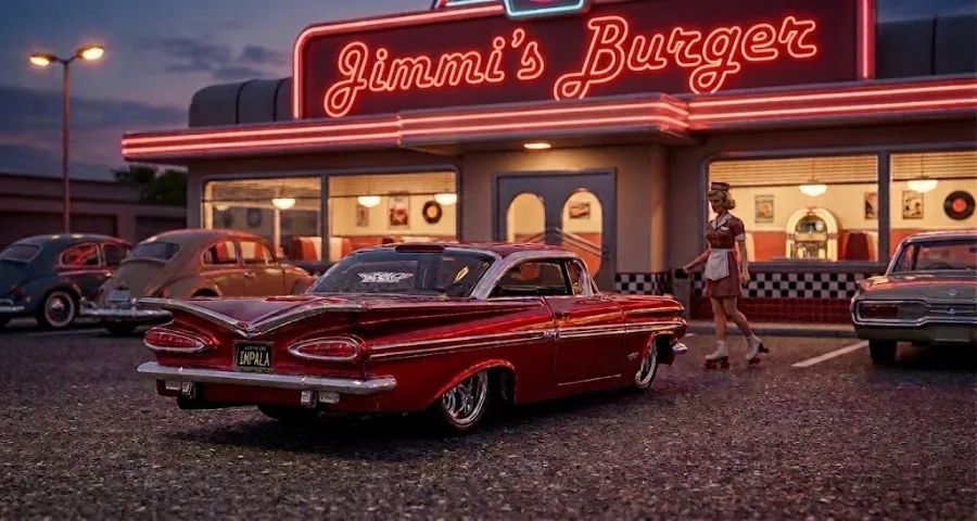 CHEVY IMPALA (1959) - 1:64 Premium