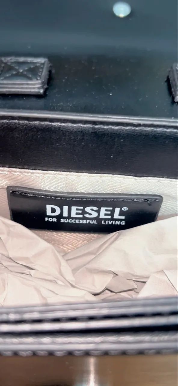 Bolsa Baguete Diesel Ombro Dupla Alça Ajustável Nova - Foto 4