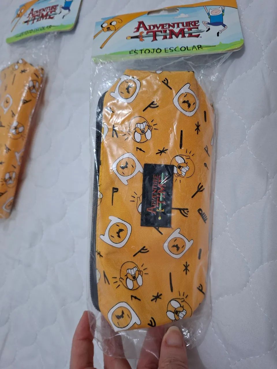 Estojo escolar com 1 divisória adventure time unid