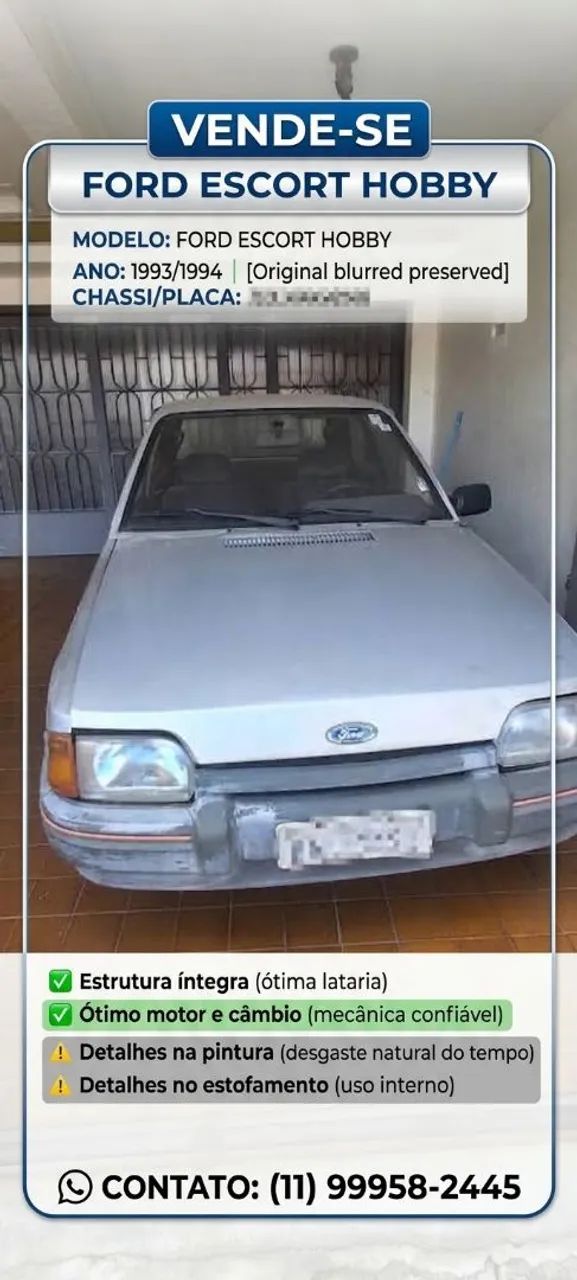 Ford Escort Hobby 1.0 1994