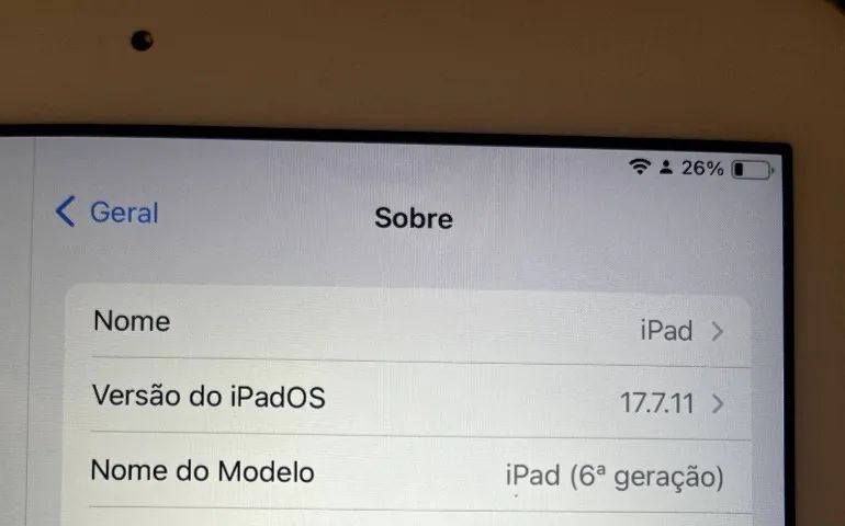 Ipad 6a geração 32GB - funcionando perfeitamente - na caixa original - Foto 4