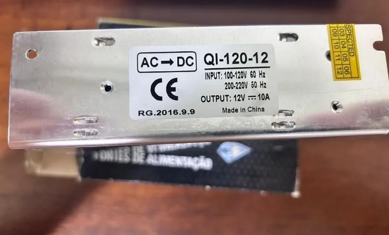 Fonte de Alimentação Profissional 12V 10A - AC/DC - Foto 3