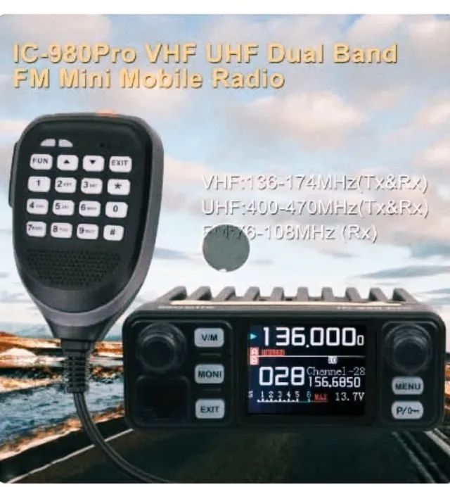 Rádio VHF UHF 25w analógico .só venda - Foto 4