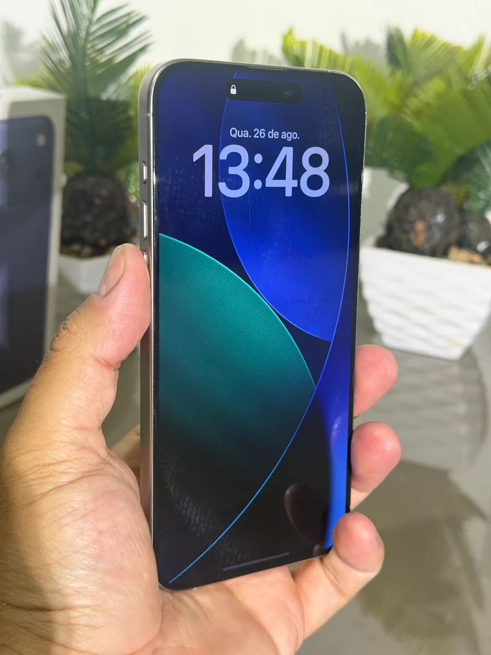 iPhone 15 Pro Max - 256gb - Natural Titânio  - Foto 2