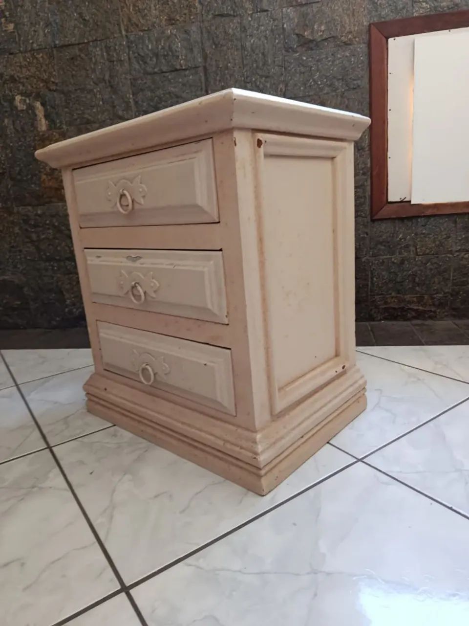 Mesa de cabeceira madeira de lei - Foto 2